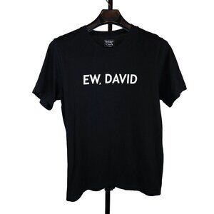 Schitt's Creek - Ew, David - Black T-Shirt - Official Merch